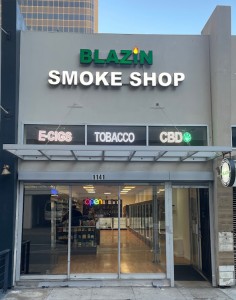 store sign for smoke shop