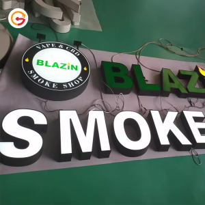 store sign for smoke shop